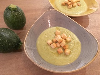 Receta - Crema de calabacín con queso Gouda
