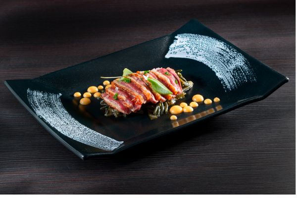 plato burelarte dakotahoreca negro brush